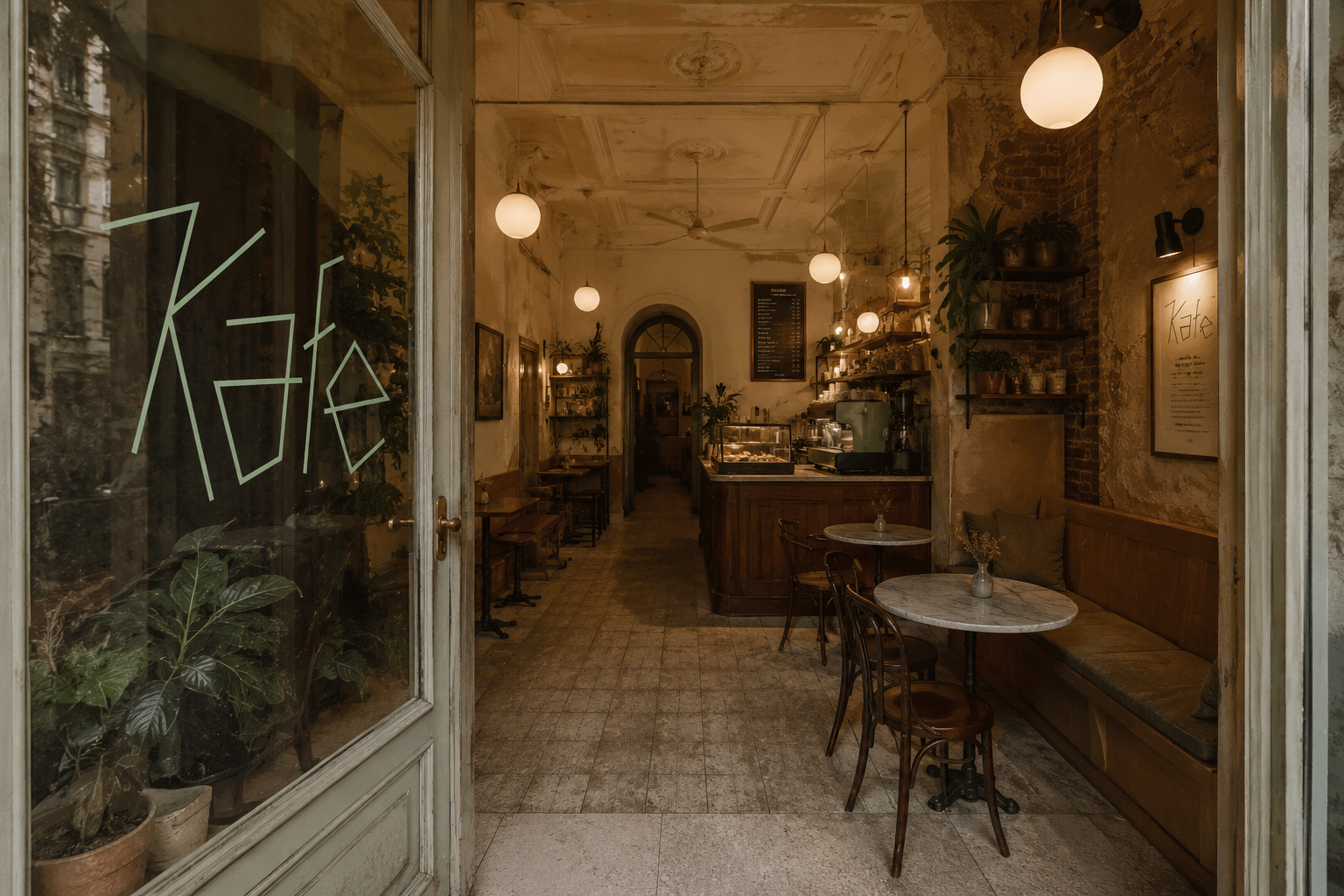 Entrada de Kafe